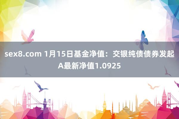 sex8.com 1月15日基金净值:交银纯债债券发起A最新净值1.0925